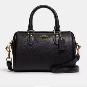 NWT Coach Mini Rowan Crossbody Bag Black